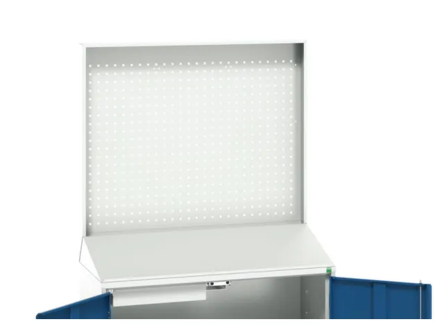 geperforeerde achterwand,v. lessenaarkast,HxBxD 870x1050x75mm,staal