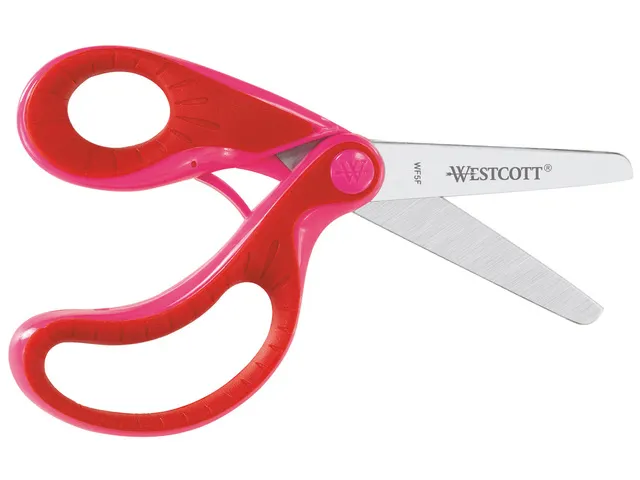 Schaar Westcott Ergo soft grip junior roze