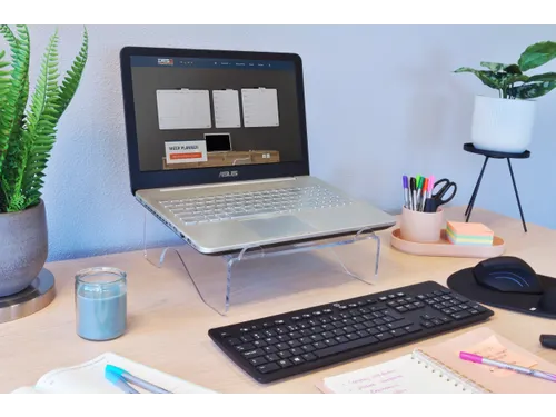 Acryl Laptopstandaard Transparant voor Laptops tot 17 Inch