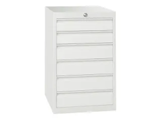 ladekast HxBxD 800x500x600mm 6laden slot RAL7035 front RAL7035 - 2
