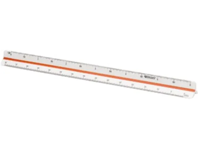 Schaallat 30 Cm 1:25; 1:5 1:10; 1:20; 1:50; 1:100