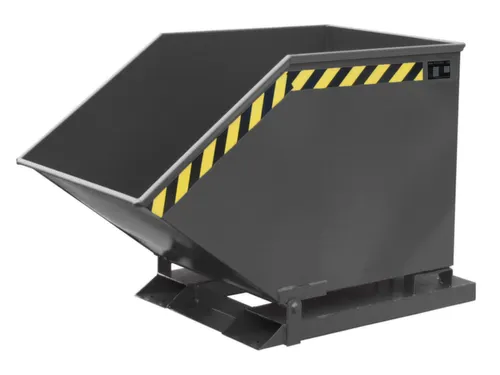 kiepbak,HxLxB 840x1320x670mm,0,4m³,draagverm. 300kg,RAL7021