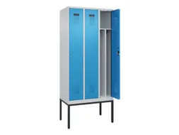 locker voor scheiding van kleding,HxBxD 2120x900x500mm,3vak