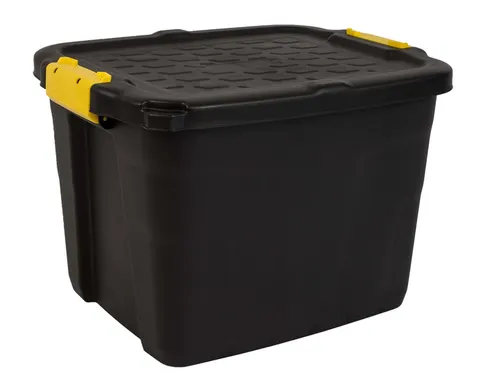 Opbergbox Bankers Box 42 liter met handgrepen robuust zwart