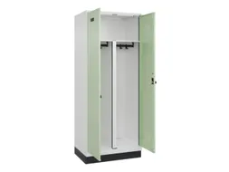 PBM-locker,HxBxD 1950x800x500mm,2vak,vak B 400mm,draaigrendel