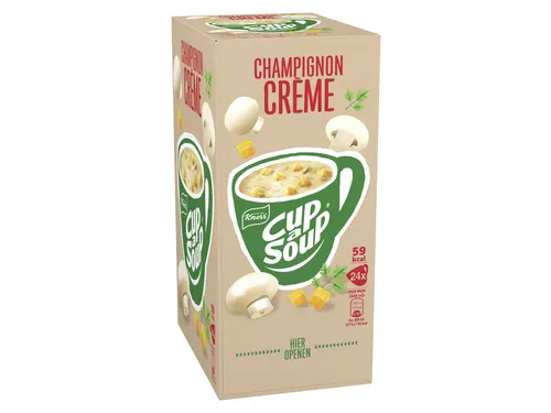 Cup a Soup Knorr champignon crème 140ml doos 24 stuks