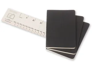 Schrift Moleskine Blanco Pocket Zwart 90x140mm - 10