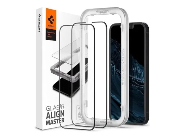 Spigen AlignMaster iPhone 13 / 13 Pro Screen Protector Tempered Glass