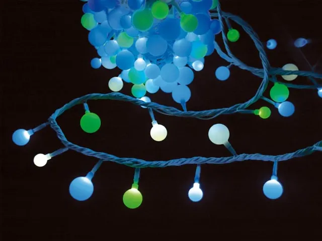 Decolight LED - 6m - 90 Bolletjes - Veelkleurig - Transparante Kabel
