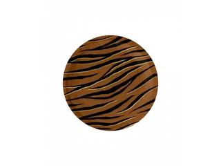 Wegwerp borden Papier Plates Tiger Safari 22,6cm 8 stuks - 2