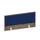 baliepaneel,v. bureau,aanbouw achter,B 1000mm,NT-cherry,BN6016-blauw