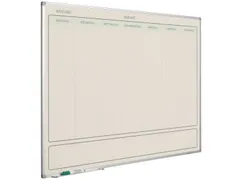 Weekplanner Elegance Duits softline profiel 8mm 90x120cm aluframe