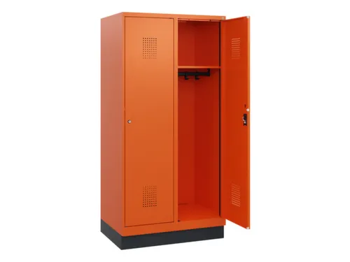 schoollocker,HxBxD 1630x800x500mm,2vak,vak B 400mm,cil.-slot,sokkel