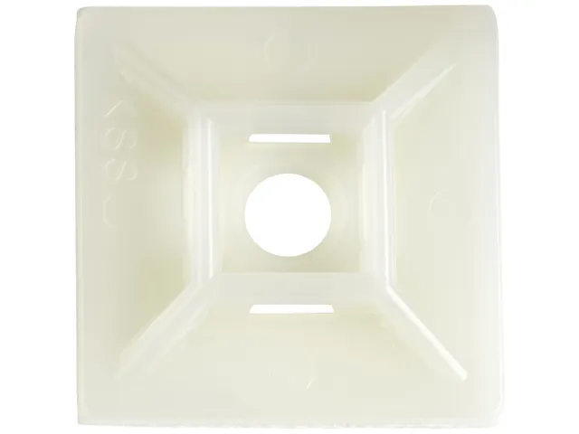 StarTech.com CBMCTM3 kabelbindersokkel Wit Nylon 100 stuks