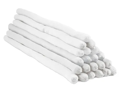 absorberende slang,LxØ 1200x75mm,opnamecapaciteit 53l/VE,PP,wit