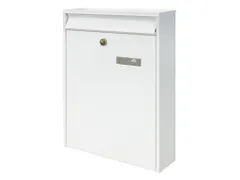 Brievenbus ‘leipzig’ Staal Wit