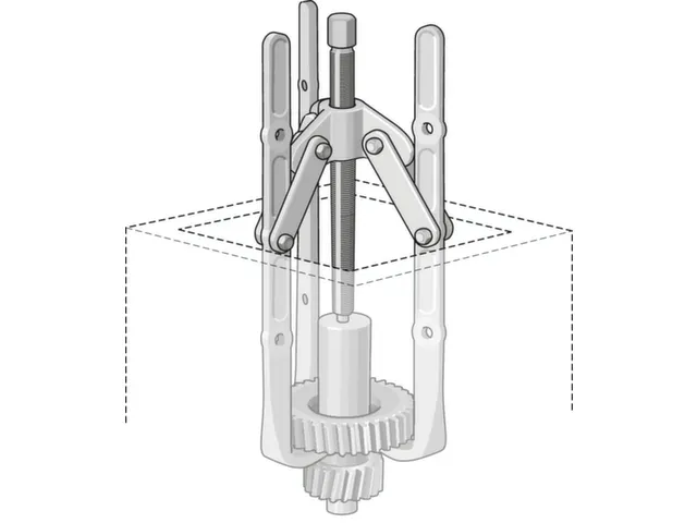 1.15/1L Extracteur de ventilateur,à 3bras