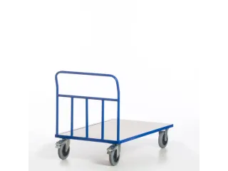 kopwandwagen,draagverm. 500kg,laadvl. LxB 1200x800mm,houtplaat,1wand - 11