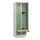 locker met bank,HxBxD 1950x600x815mm,2vak,vak B 300mm,cilinderslot
