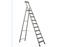 staande trap eenzijdig 10treden stand H 2 49m balk L 3 45m aluminium