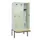 locker met bank,HxBxD 2120x900x815mm,3vak,vak B 300mm,draaigrendel