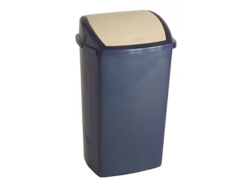 Afvalbak 50 Liter Blauw Creme