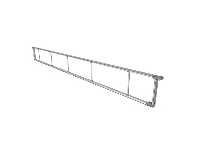FlexFrame Modulair systeem Topbanner 300x30cm Zilver frame