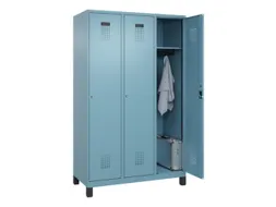 locker,HxBxD 1950x1200x500mm,3vak,vak B 400mm,cil.-slot,voeten