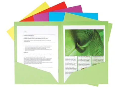 Dossiermap A4 of A3 Assorti Kleuren Capaciteit: 60 vel