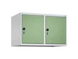 opzetkast,v. locker,2vak.,vak B 400mm,HxBxD 500x800x500mm,vleugeldeur