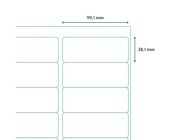 Etiket Premium 99.1x38.1mm Wit XL Pack 1000 Vel