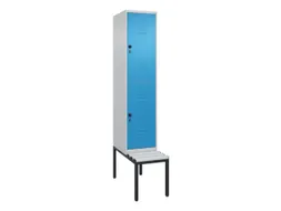 Dubbeldekse dekenkist,HxBxD 2120x400x815mm,1x2vak.,vak B 400mm