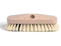 Schuurborstel met tampico haren uit ongelakt hout 23 cm