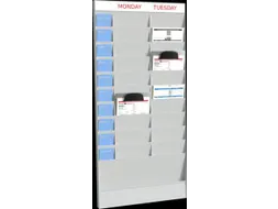 kantoorplanner,basismodule,20vakken,HxBxD 1263x580x46mm