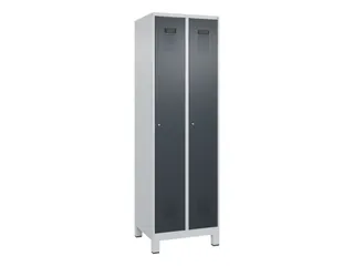 locker,HxBxD 1950x600x500mm,2vak,vak B 300mm,cil.-slot,voeten - 3