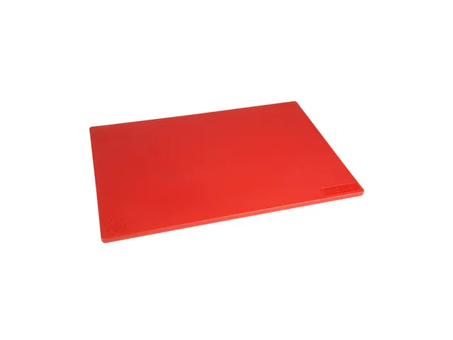 Hygiplas Snijplank glad LDPE 45x30x1cm Rood