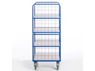 etagewagen,draagverm. 600kg,4etage(s),laadvl. LxB 1200x740mm,houtetage - 10