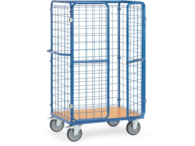 Pakketwagen 8581-3 Draadgaas Dubbele Vleugeldeur 600kg 1000x600mm