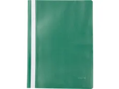 snelhechtmap ft A4 PP groen, pak van 5 stuks