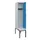 locker met bank,HxBxD 2120x400x815mm,1vak,vak B 400mm,draaigrendel