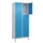 lockerkast,HxBxD 1950x800x500mm,2x3vakken,vak B 400mm,cil.-slot,voeten