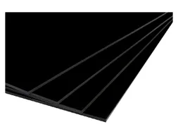 Foamboard Q-connect A4 2-zijdig 5mm Zwart