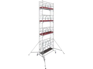 rolsteiger,werk H 9,4m,steiger H 8,5m,platform BxD 2500x750mm - 4