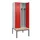 locker met bank,voor scheiding van kleding,HxBxD 2120x800x815mm,2vak