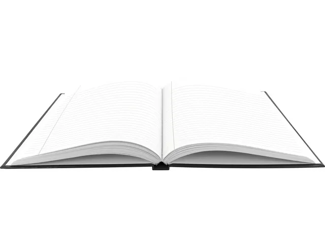 schrift Kangaro A5 lijn met harde kaft zwart