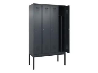 locker voor scheiding van kleding,HxBxD 2120x1200x500mm,4vak - 1