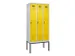 locker voor scheiding van kleding,HxBxD 2120x900x500mm,3vak