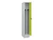 armoire vestiaire noir et blanc,HxlxP 1950x300x500mm,1compart.