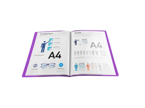 Showalbum Teksto A4 20 tassen geassortee