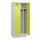 locker voor scheiding van kleding,HxBxD 1950x800x500mm,2vak